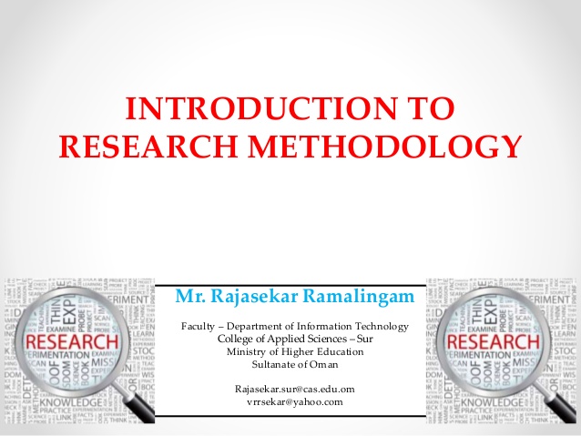 introduction to research methodology pdf